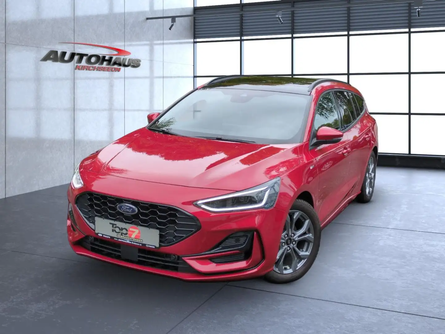 Ford Focus Turnier 1.0 EcoBoost ST-Line Automatik Navi Rouge - 2