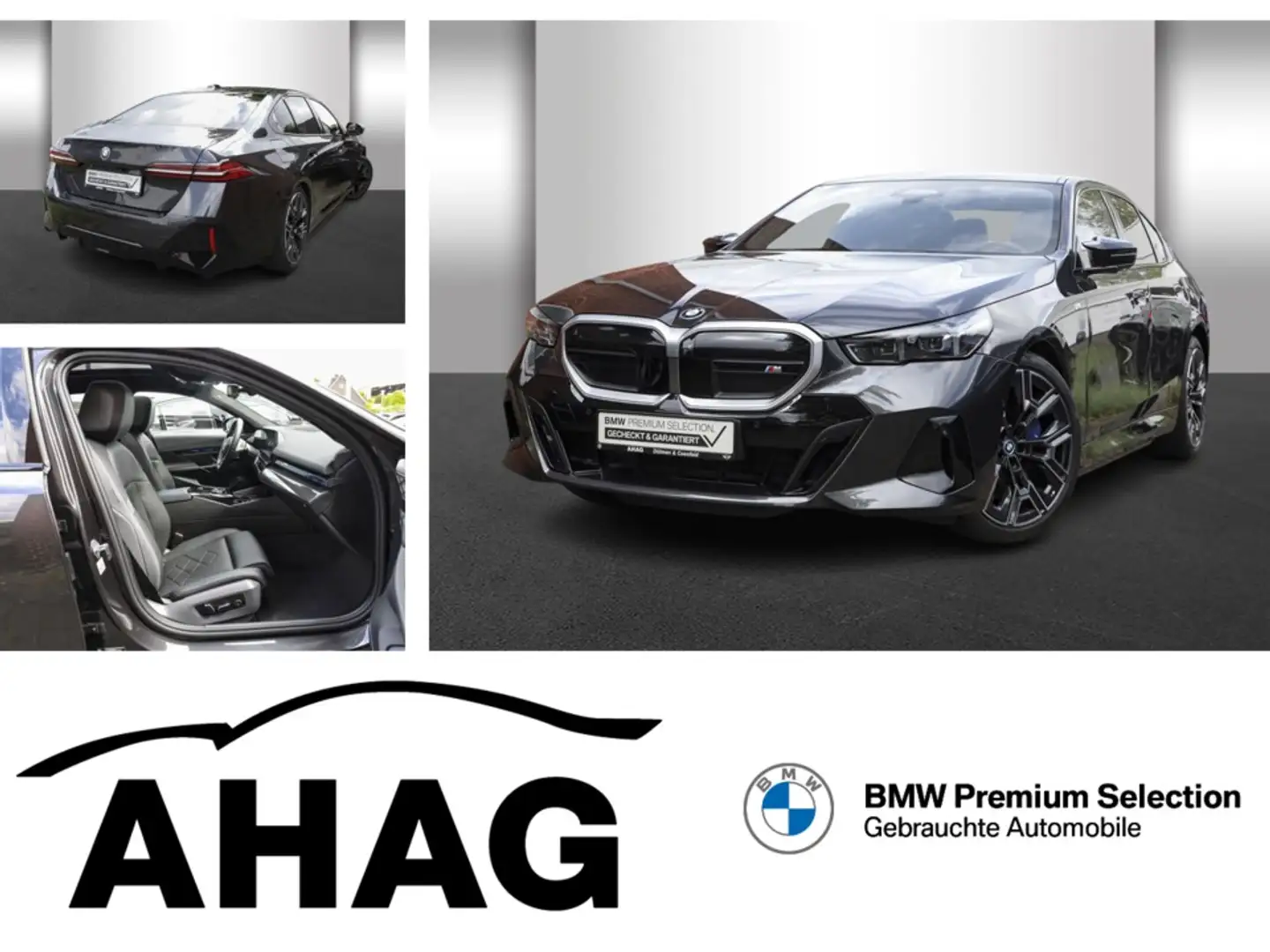 BMW M6 i5 M60 xDrive 20" Dr.Ass.Prof. HUD Pano B&W 360 Gris - 1