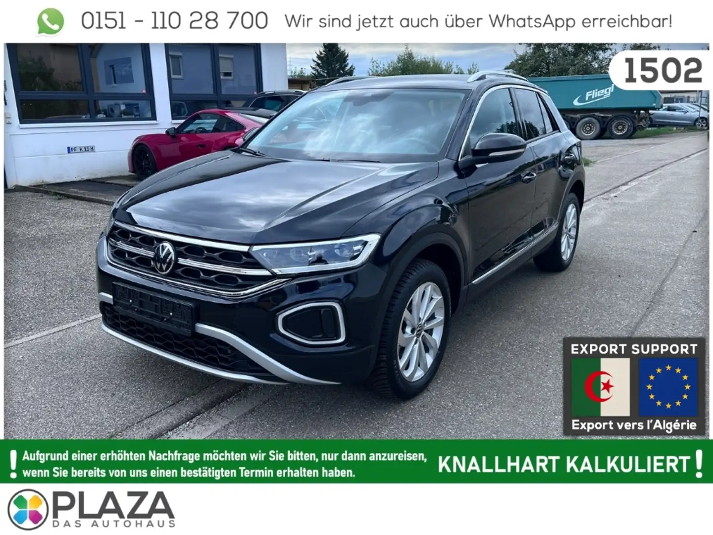 Volkswagen T-Roc 1.5TSI DSG Style AHK ACC DCP LED+ NAVI DAB Noir - 1