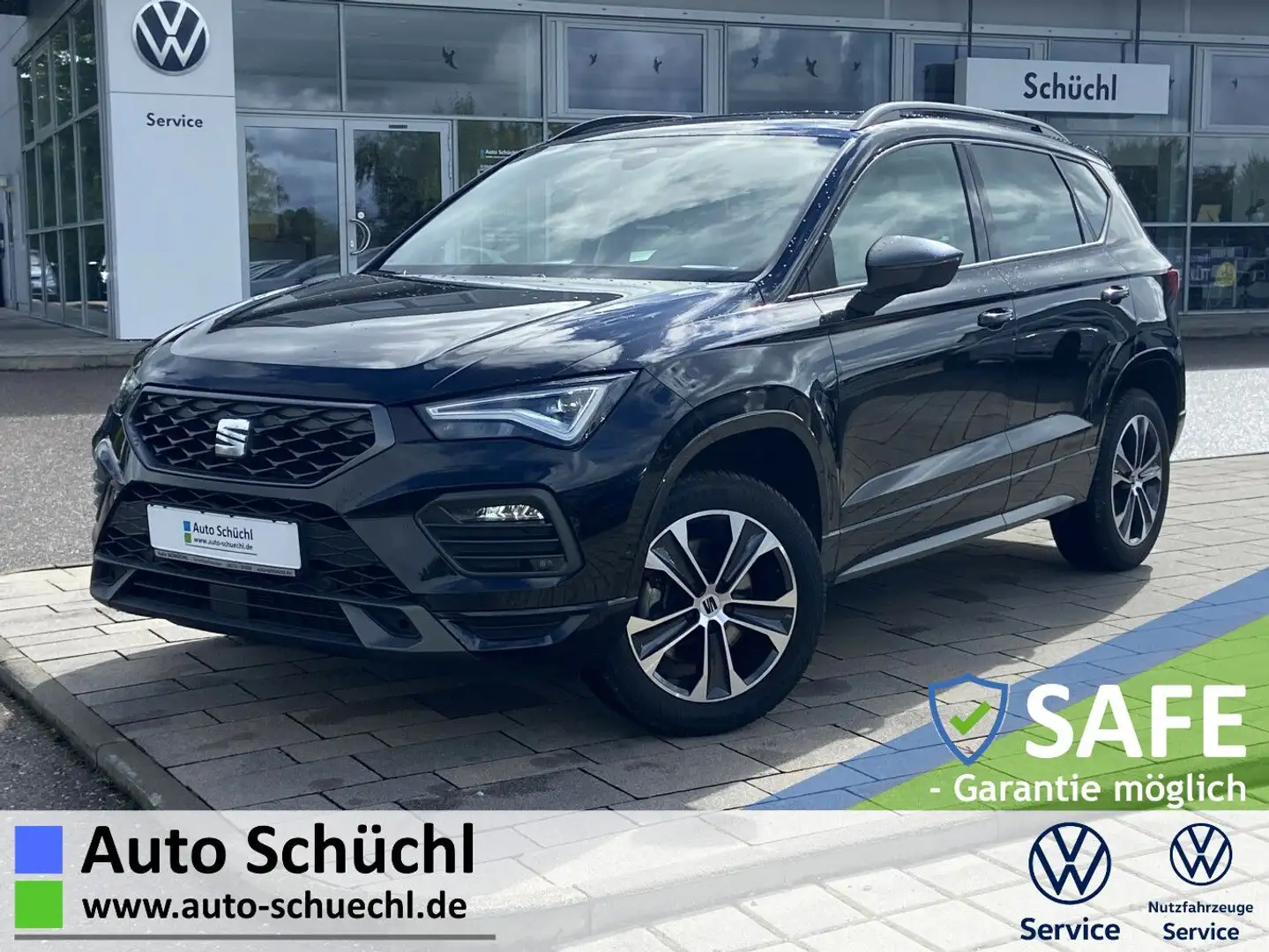 SEAT Ateca 2.0 TDI DSG FR-LINE AHK+17"+EL.HECK+NAVI-P Schwarz - 1