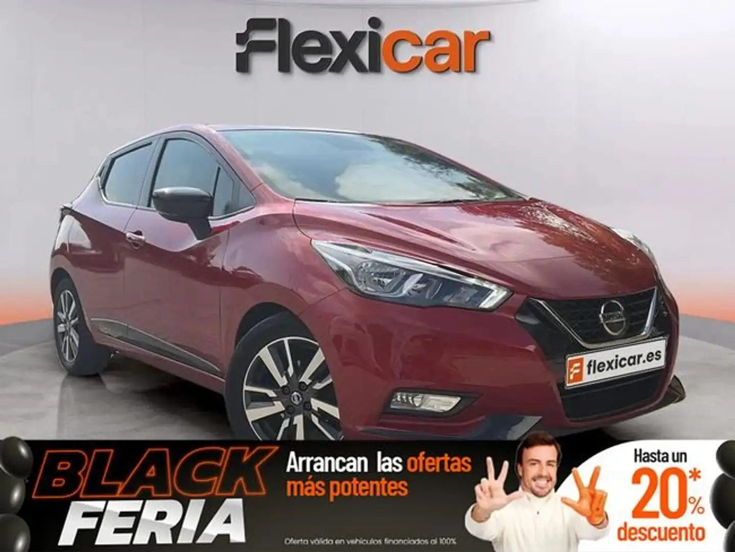 Nissan Micra IG-T Acenta CVT 100 Rouge - 1