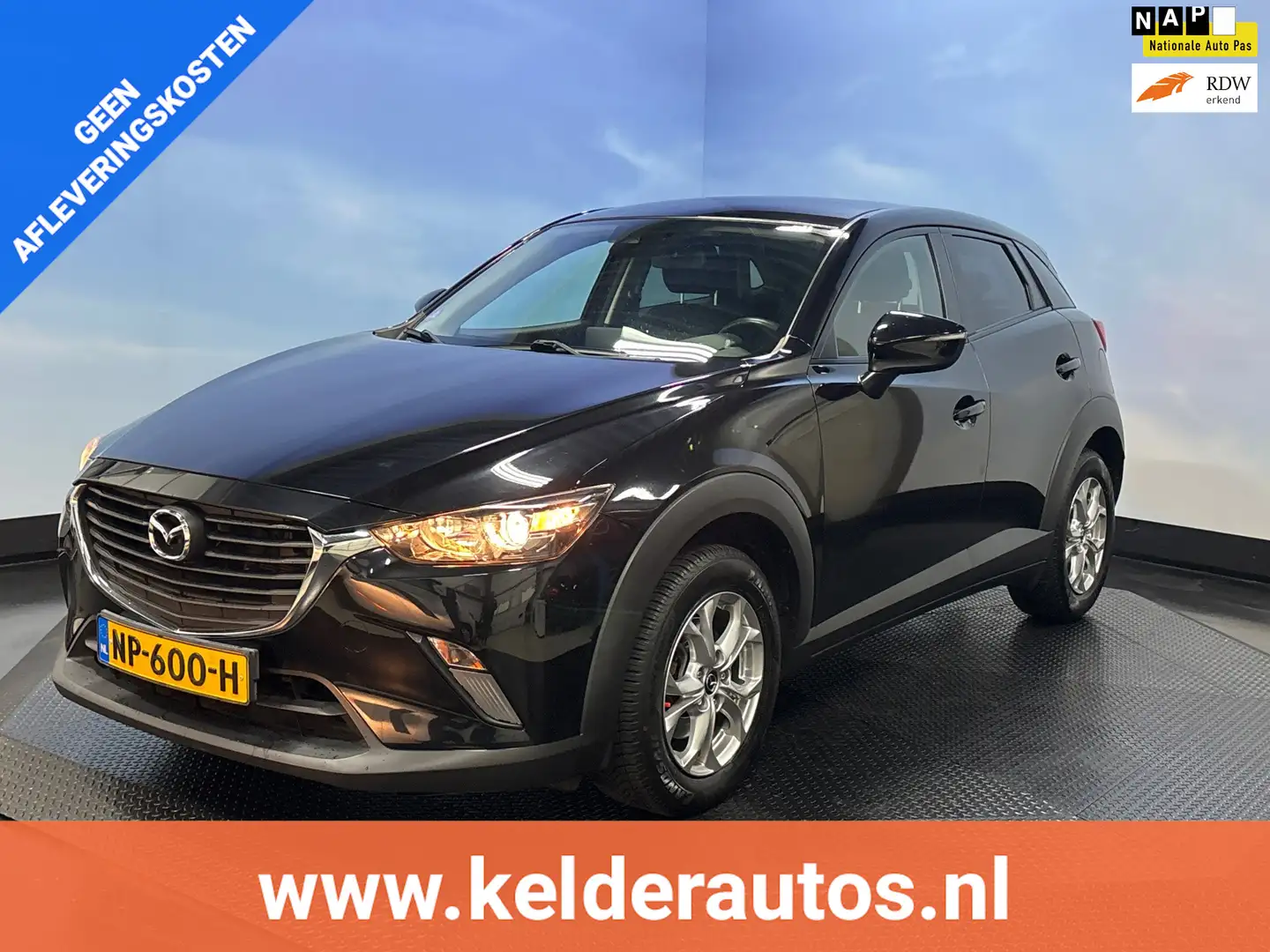 Mazda CX-3 2.0 SkyActiv-G 120 Dynamic Navi | Clima | Cruise | Zwart - 1