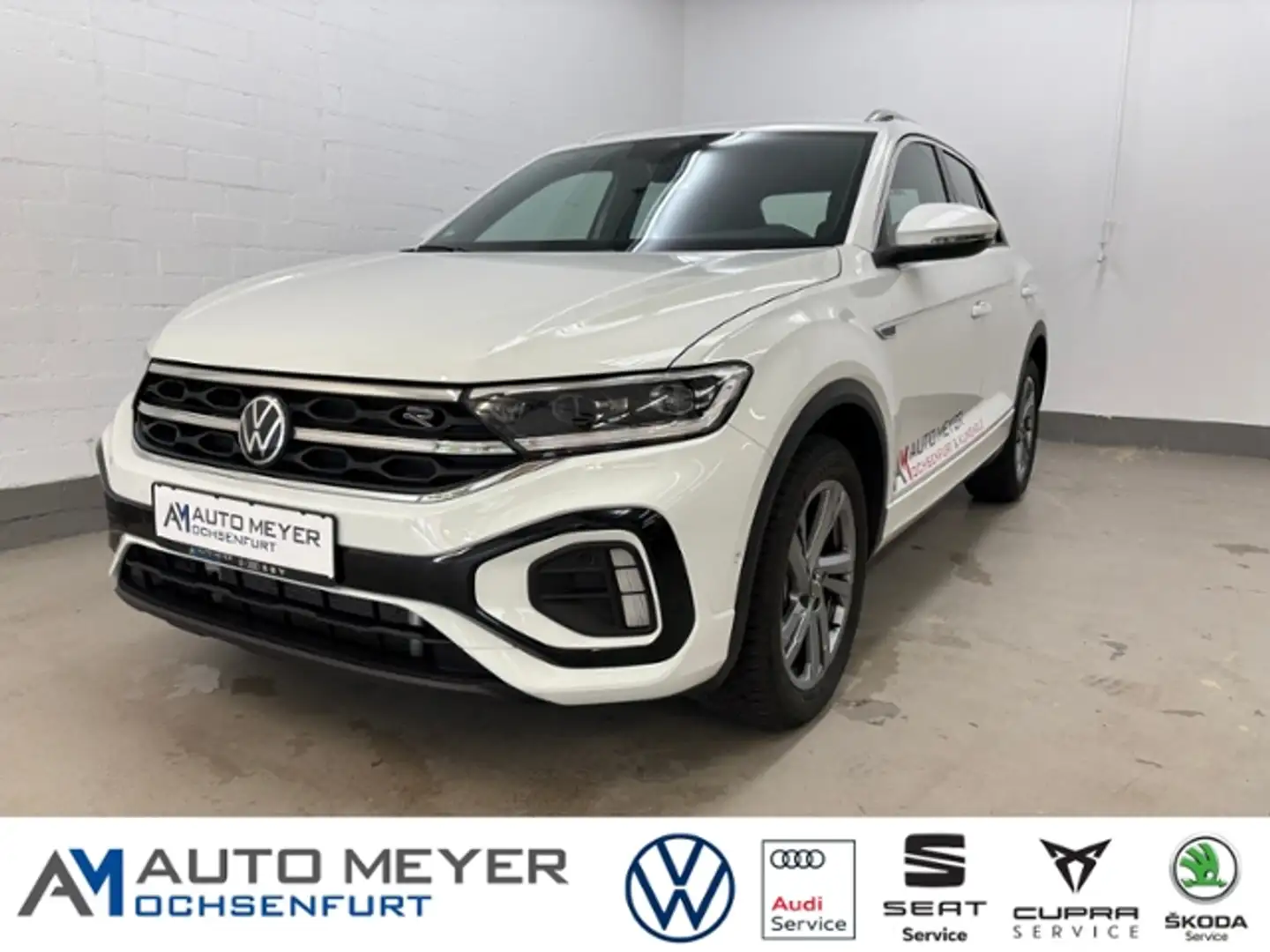 Volkswagen T-Roc R-Line 1.5 TSI DSG AHK Navi IQ.DRIVE Weiß - 1