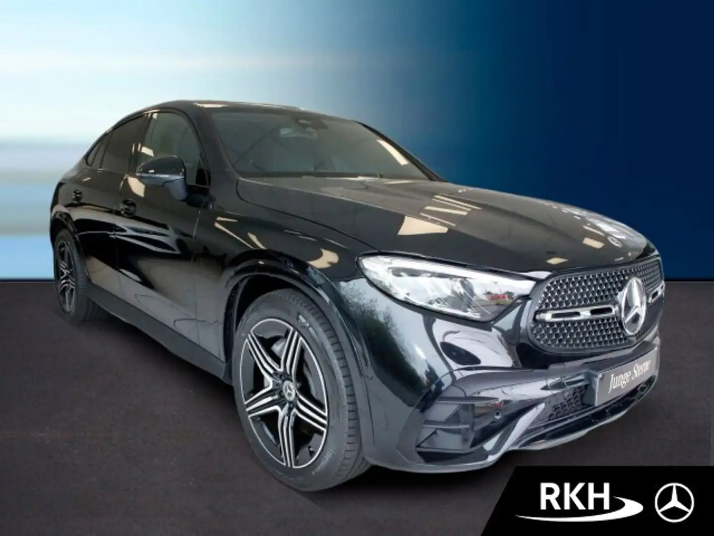Mercedes-Benz GLC 200 GLC 200 4M Coupé AMG Line Night/360°/Pano/AHK Schwarz - 2