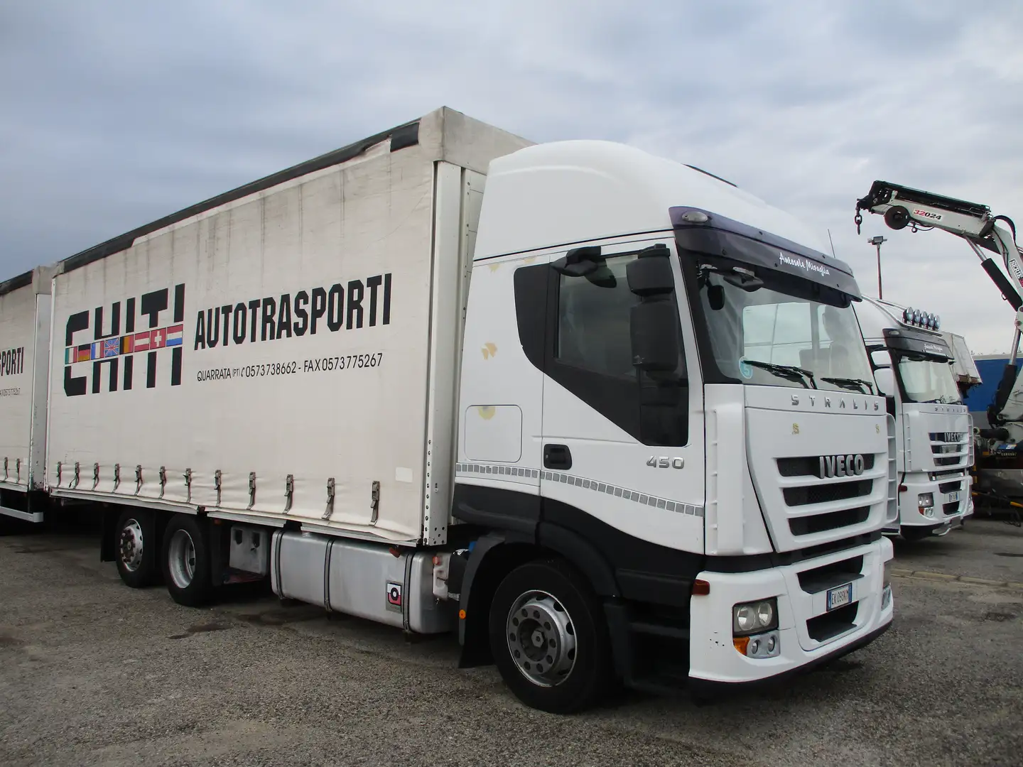 Iveco STRALIS 450 E5 +BIGA OMAR 2011 CENTINA ZF/RETARDER Blanco - 2
