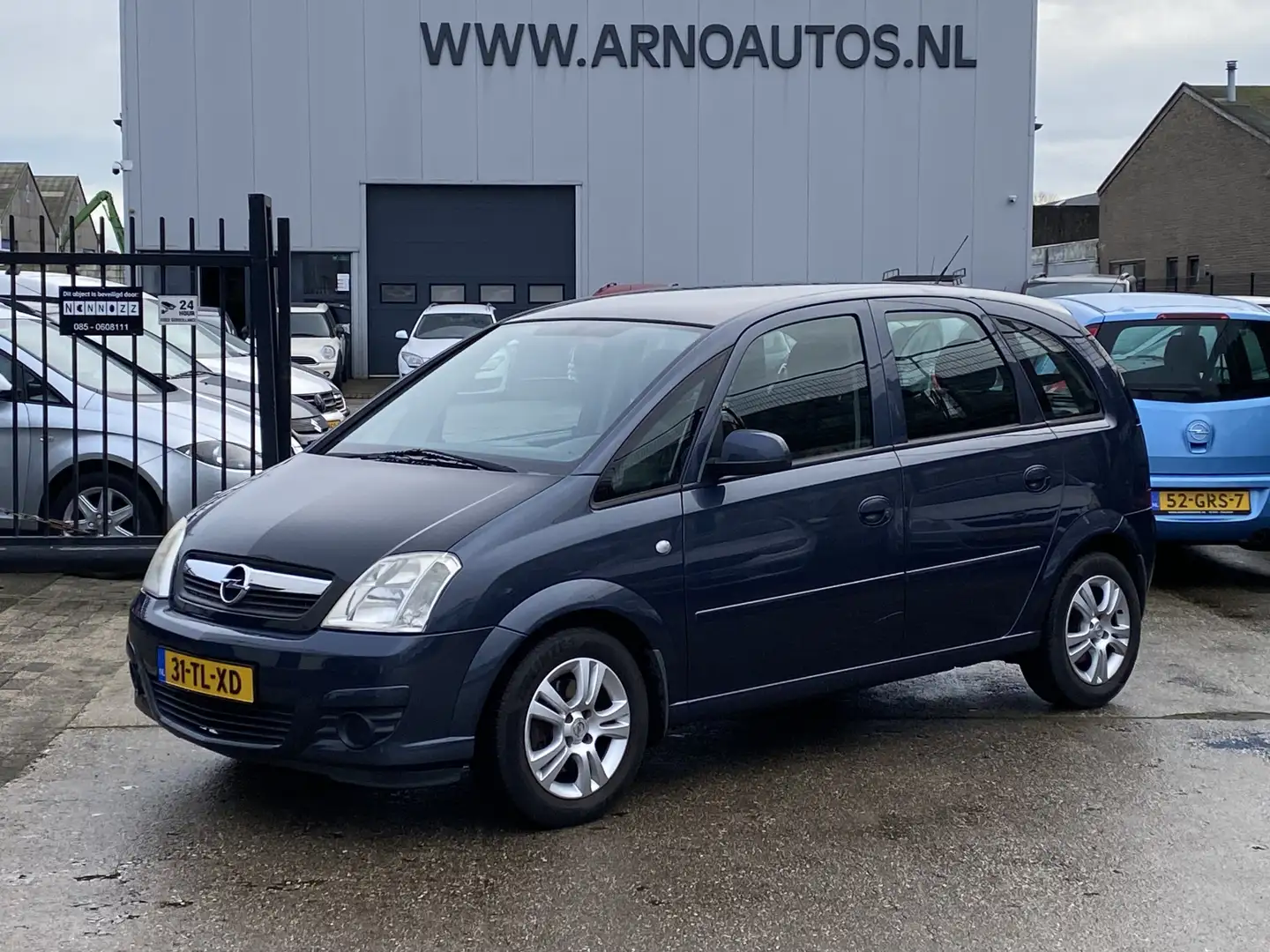 Opel Meriva 1.6-16V AUTOMAAT Enjoy, AIRCO, CRUISE CONTROL, APK Grijs - 1