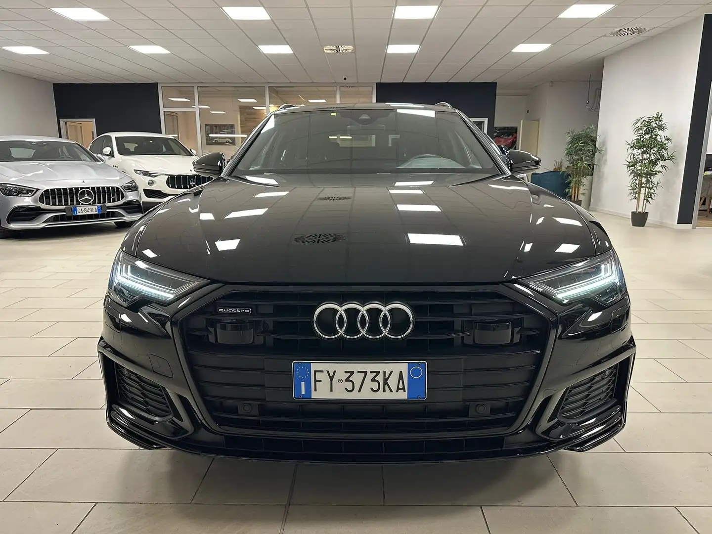 Audi A6 Avant 50 3.0 tdi S line 4x4 Uniproprietario Nero - 2