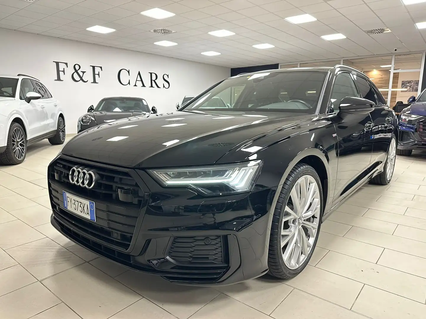 Audi A6 Avant 50 3.0 tdi S line 4x4 Uniproprietario Nero - 1