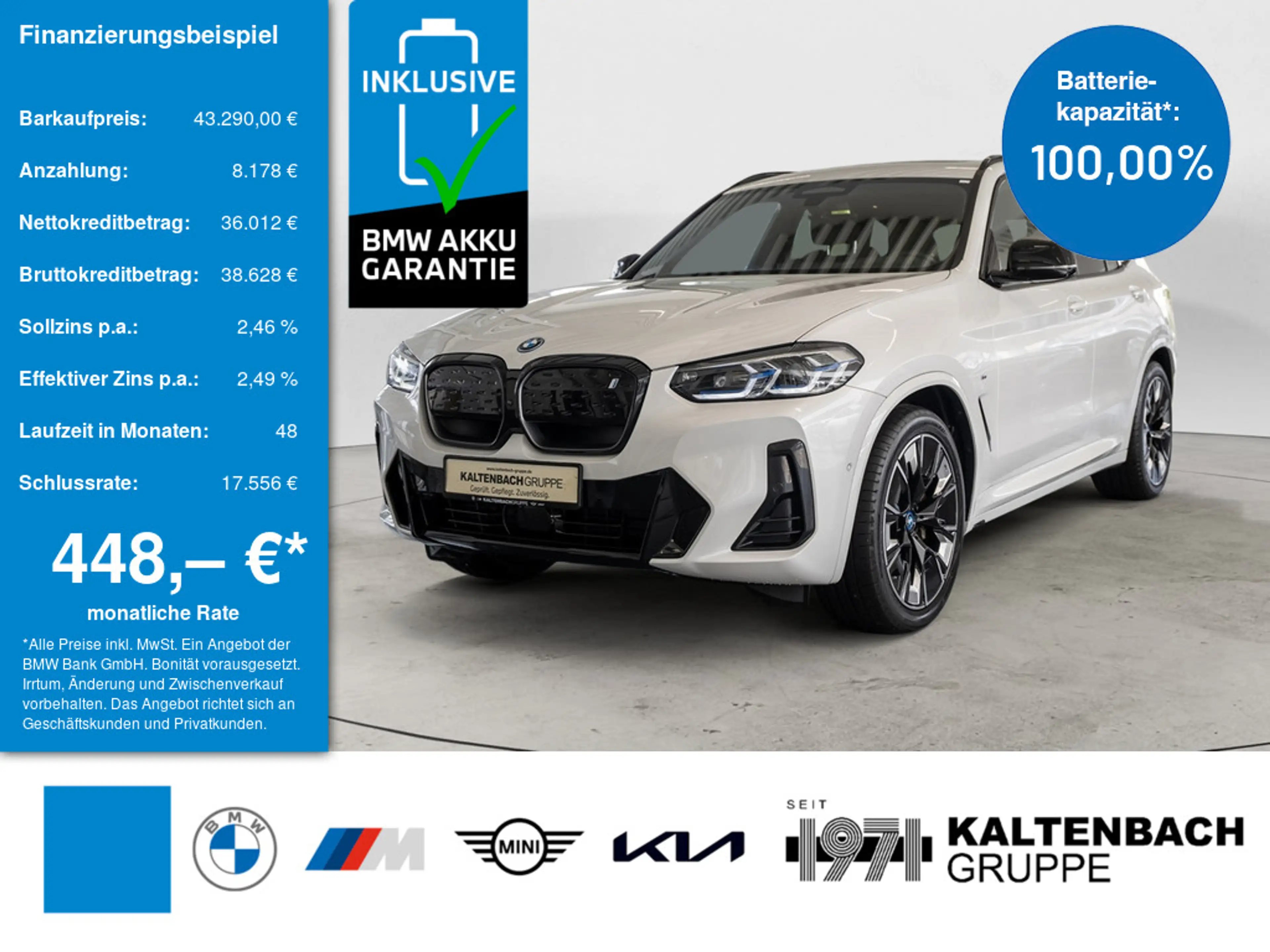 BMW iX3 Impressive PANO AHK HUD 360° LASER LED