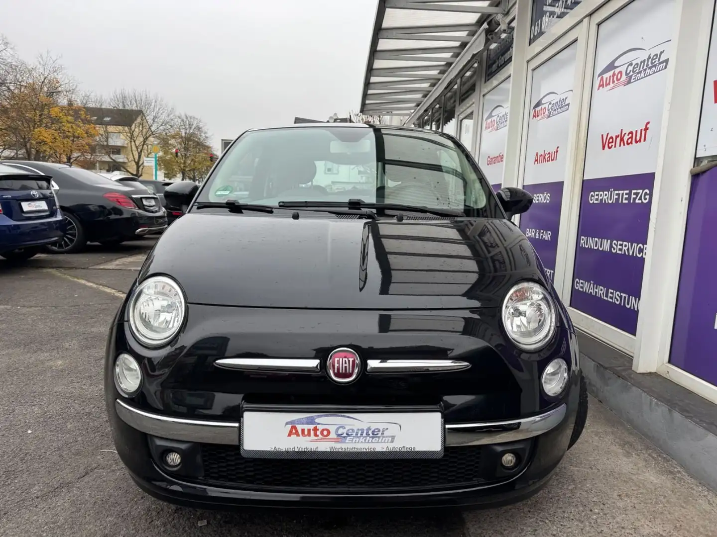 Fiat 500 #Aut.# *Klima*Panorama*Bluetooth*MFL* Schwarz - 2