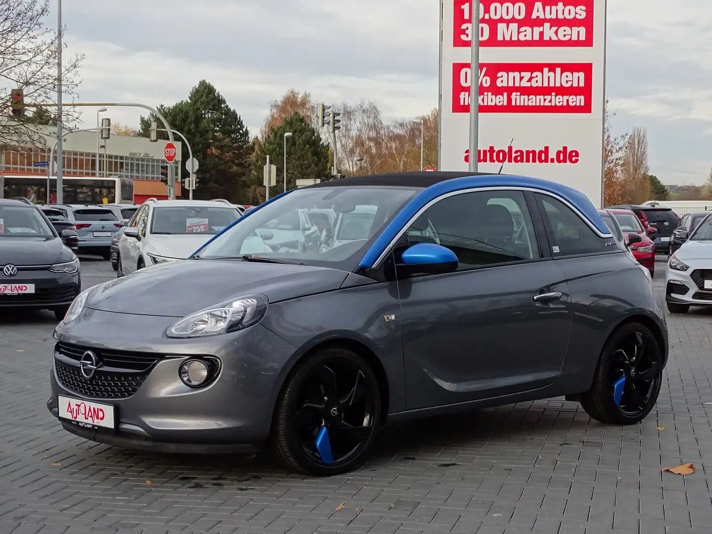 Opel Adam 1.4 Open Air 120 Jahre DAB Sitzheizung PDC Grau - 2