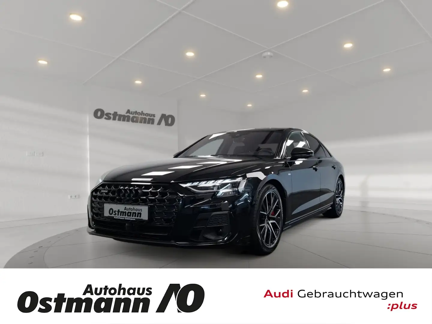 Audi A8 60 TFSIe quattro S-Line Matrix 360 B&O Massage Schwarz - 1