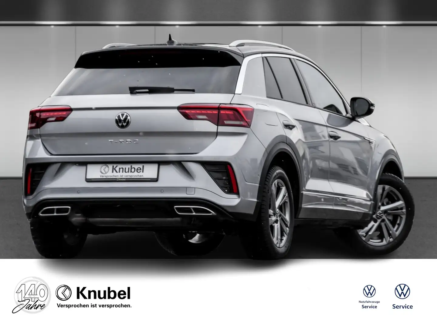 Volkswagen T-Roc R-Line 1.5 TSI DSG LED+*AHK*Nav*Kamera*ACC* Silber - 2