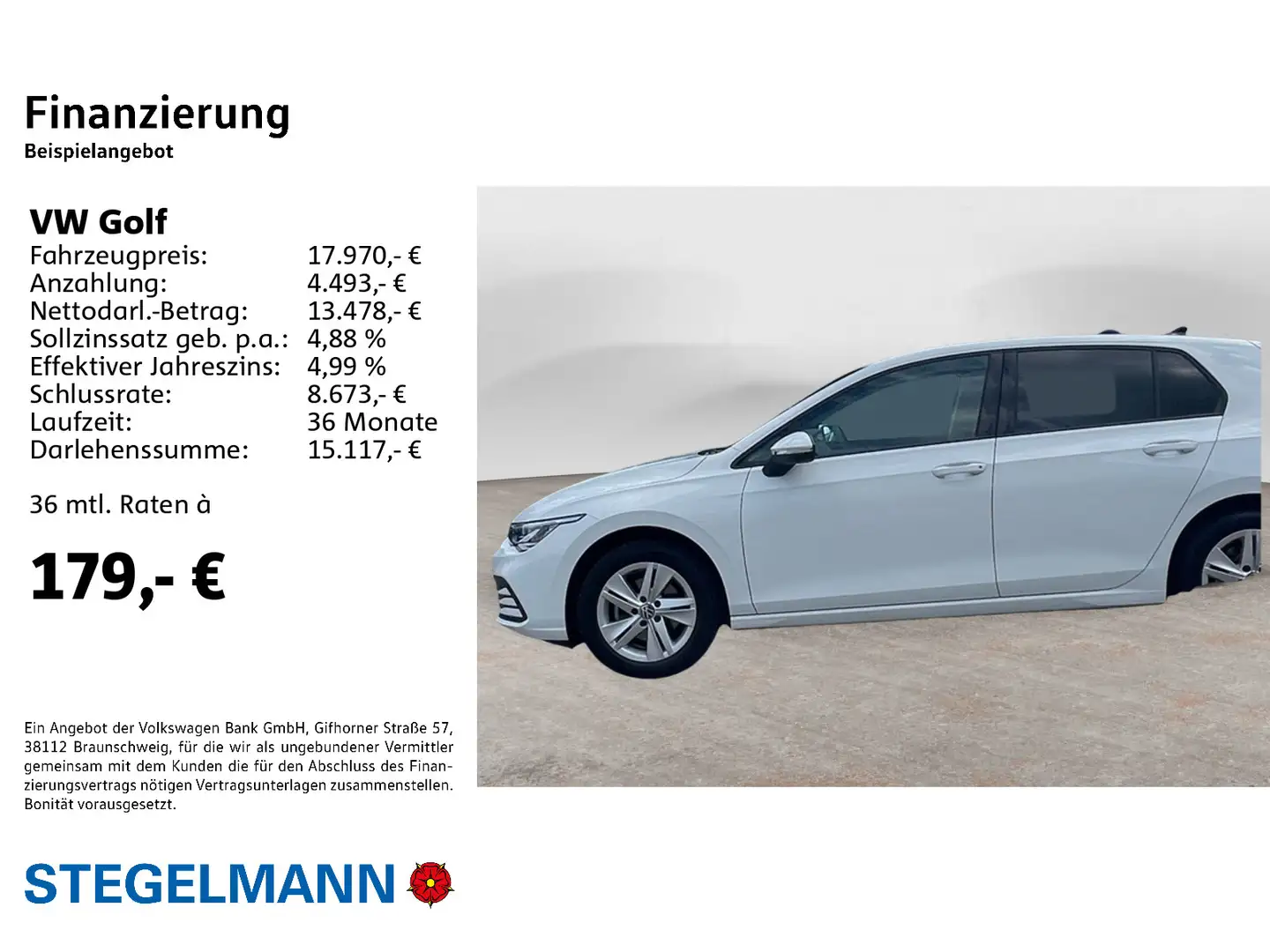 Volkswagen Golf VIII 1.0 TSI Life *Navi*LED*ACC* Weiß - 2