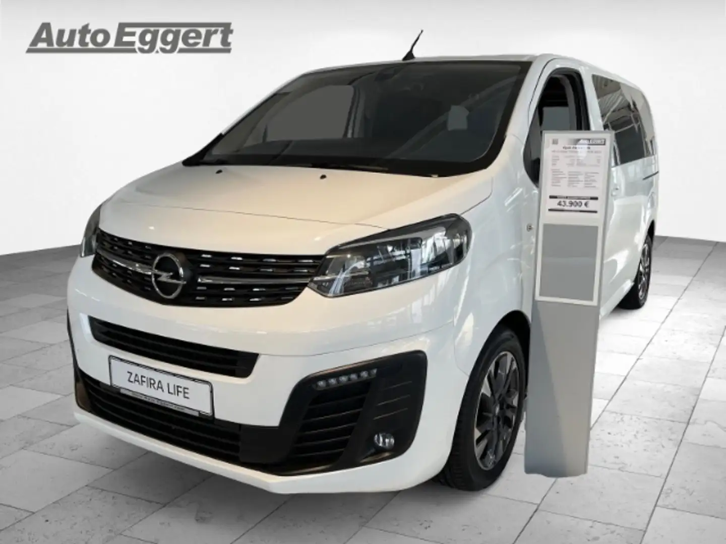 Opel Zafira Life M 2.0 EU6d-T Edition 2,0 D AHK-abnehmbar AHK Schei Weiß - 1