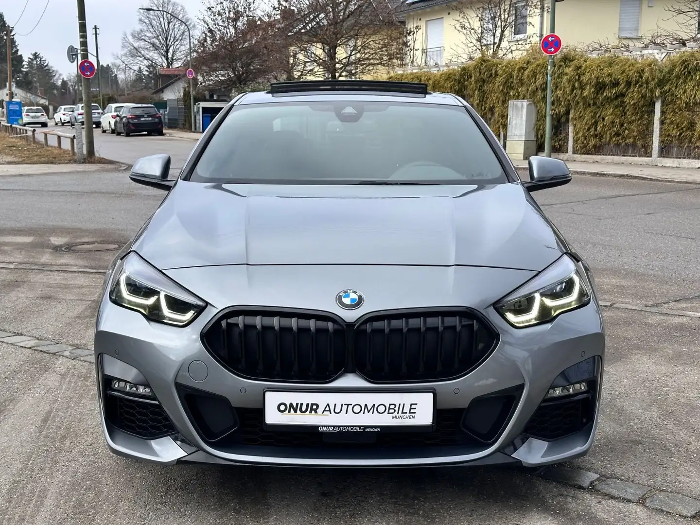 BMW 218i Gran Coupé M-Sport Navi Leder Pano H&K 19" Gris - 2
