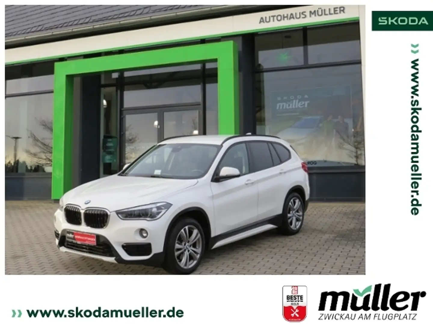 BMW X1 sDrive 18 d Sport Line 110kW Business Blanc - 1