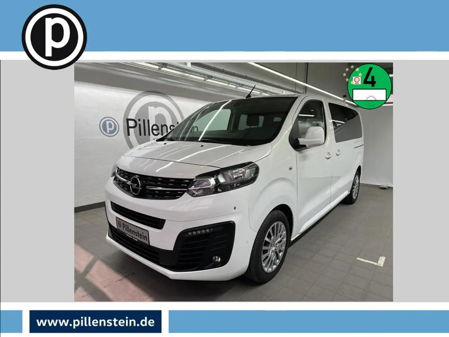 Opel Zafira Life 2.0 D SELECTION AHK+SHZ+PDC+8-SITZER Weiß - 1