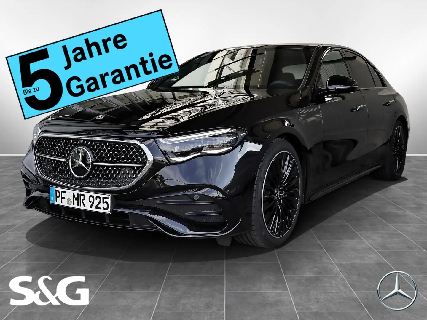 Mercedes-Benz E 200 AMG MBUX+DIG-LED+360°+Pano+Distro+LM20 Schwarz - 1