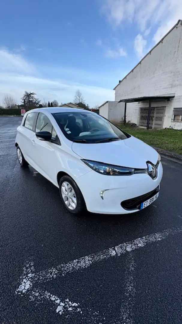 Renault ZOE Zoe Life Charge Rapide Gamme 2017 Blanc - 1