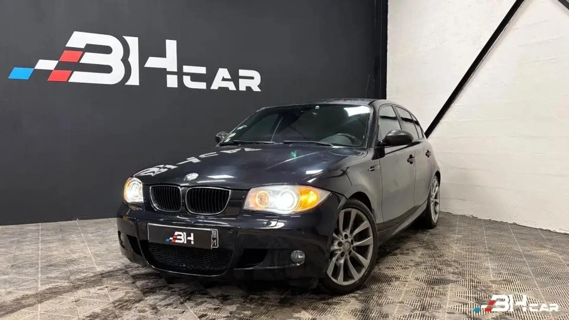 BMW 120 2.0 120 D 175 PACK M SPORT BVA - 2008 - 195000 km - Boîte auto - Suspension sport Schwarz - 1