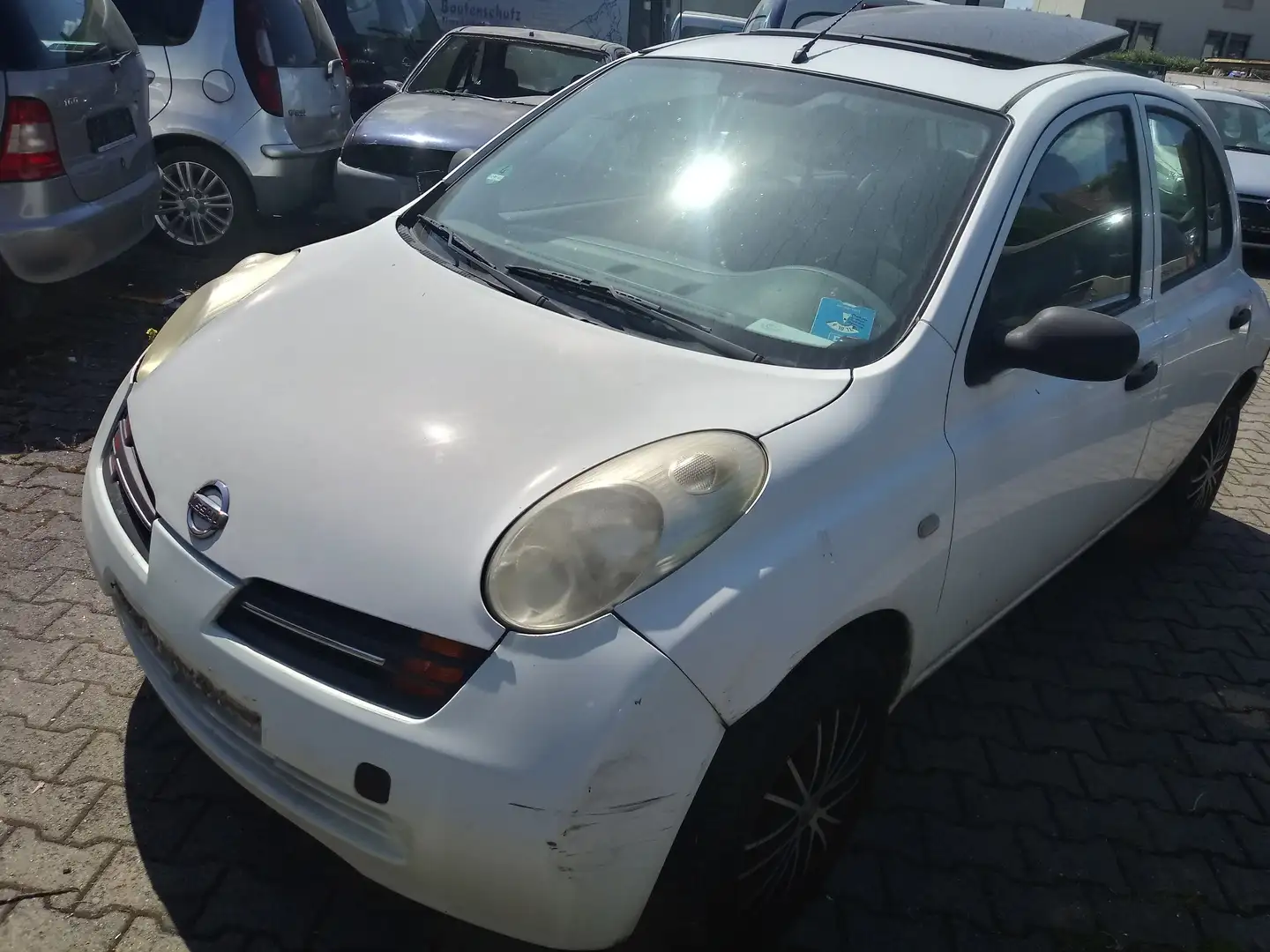 Nissan Micra 1.2 HU & AU 12-2025! Weiß - 1