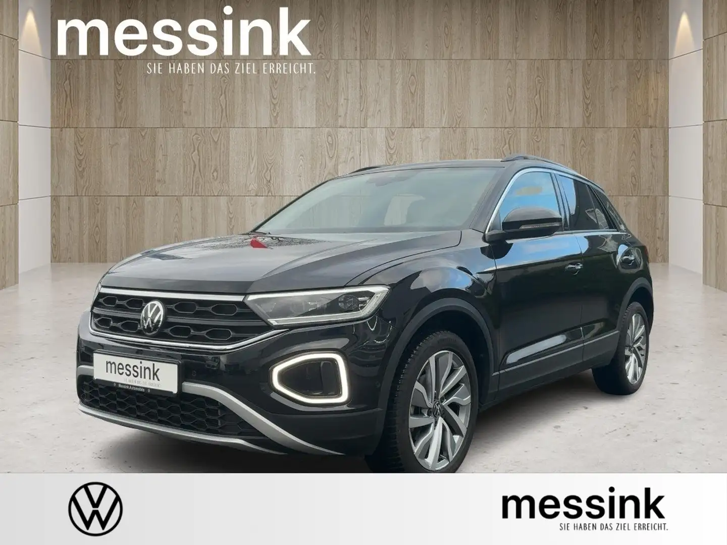 Volkswagen T-Roc Goal 1.5 TSI DSG AHK Kam. Navi Virtual ACC Schwarz - 1