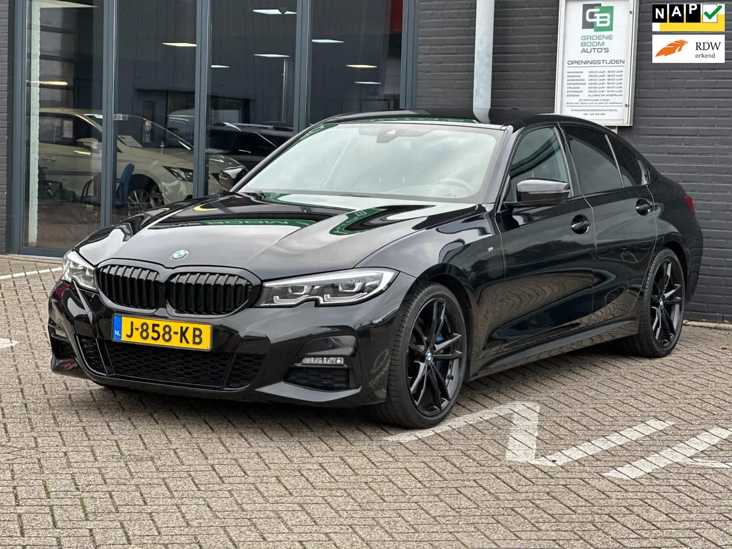 BMW 320 3-serie 320i High Executive Edition/1STE EIG/CAMER Noir - 1