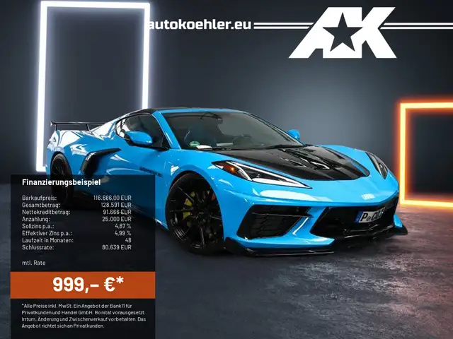Corvette C8 Z51 Quad Exhaust / AK Customs Exclusiv!!!