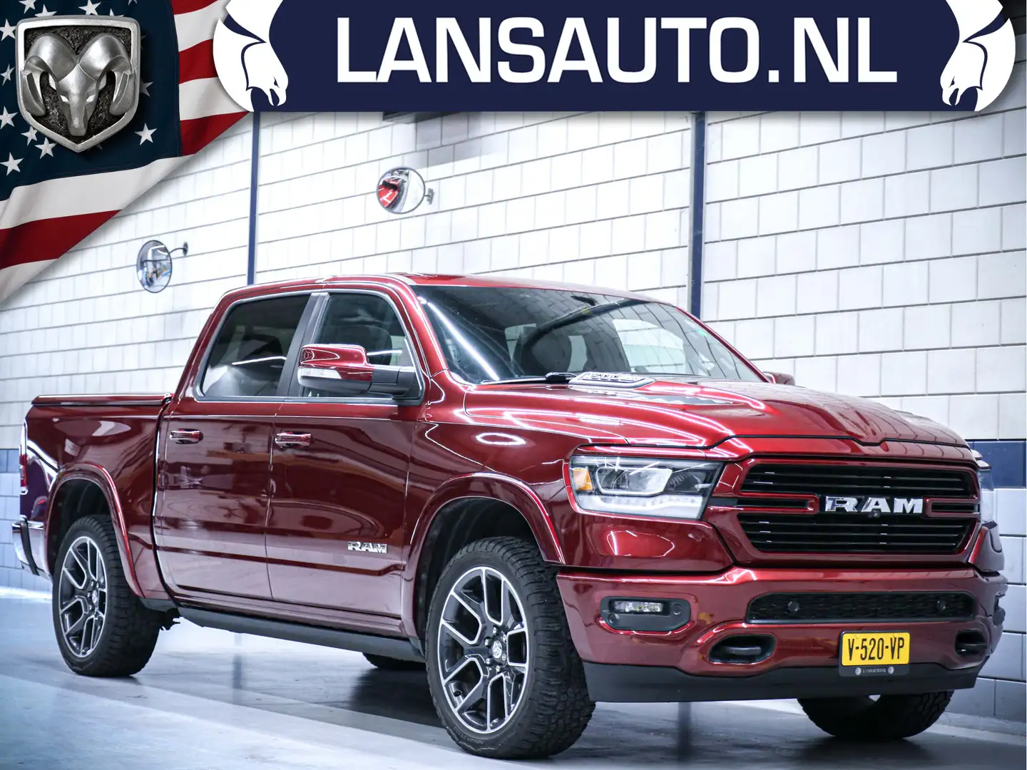 Dodge RAM 1500 Laramie | Luchtvering + Full Option! | 5.7L H Rojo - 1