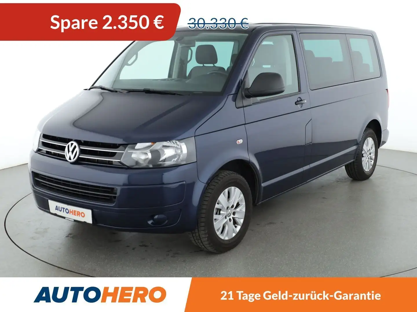 Volkswagen T5 Multivan 2.0 TDI Startline Aut.*PDC*SHZ*KLIMA Blau - 1