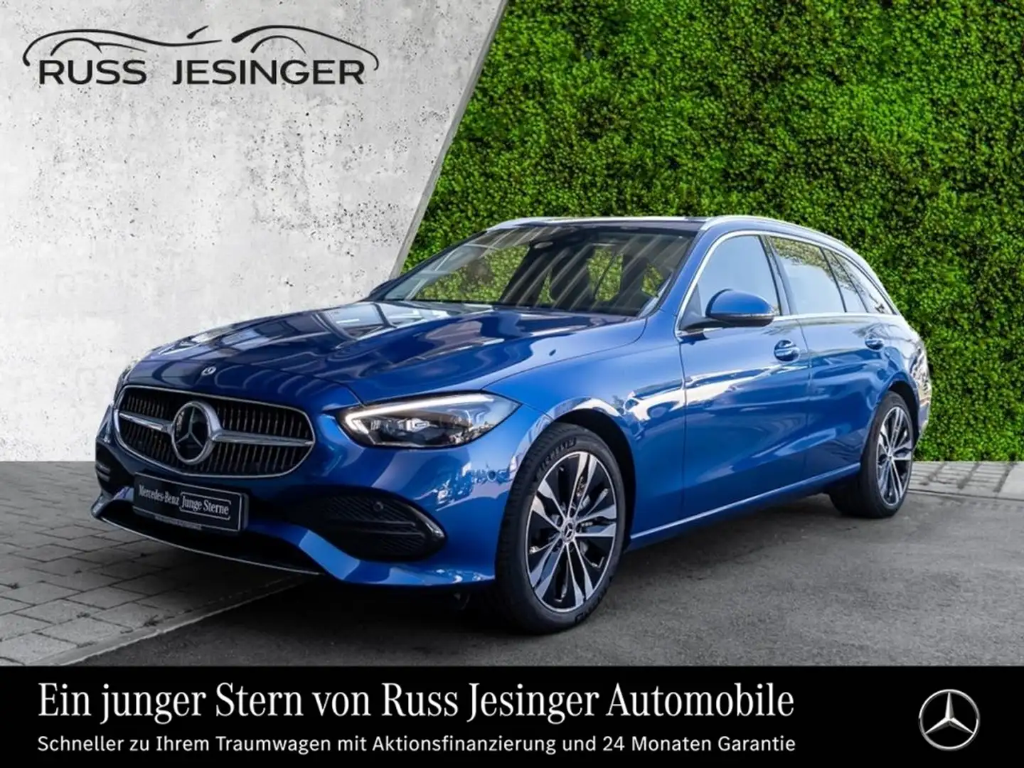 Mercedes-Benz C 300 e T Avantgarde *AHK*LED*Distr*MBUX*Nav*Cam Blauw - 1
