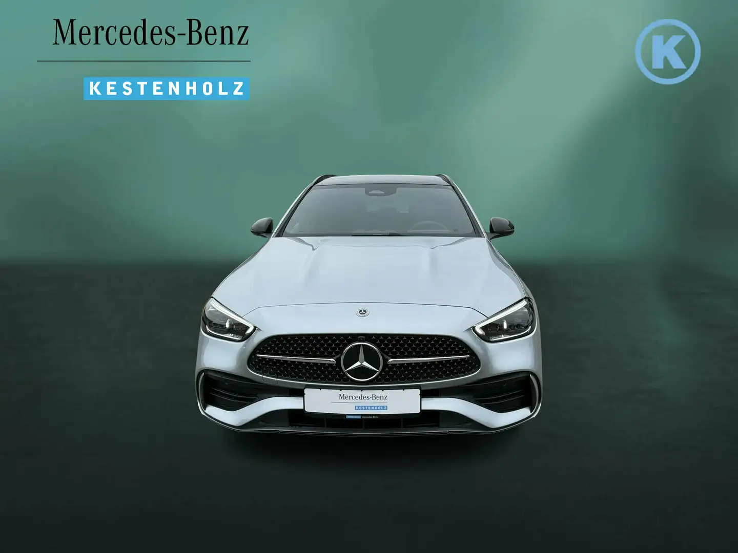 Mercedes-Benz C 300 C 300 de T AMG+PANO+DISTRO+360°+AHK+NIGHT+BURME Silber - 2