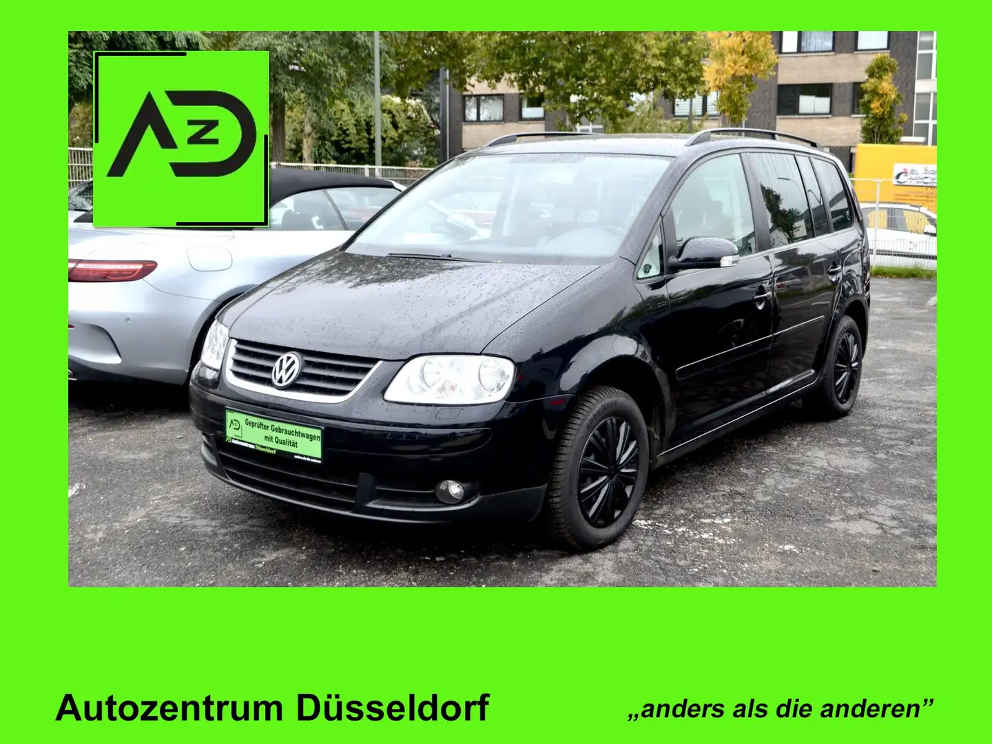 Volkswagen Touran 1.6 *2.HAND*KLIMA*SPORTSITZE*SITZHEIZUNG* Schwarz - 1