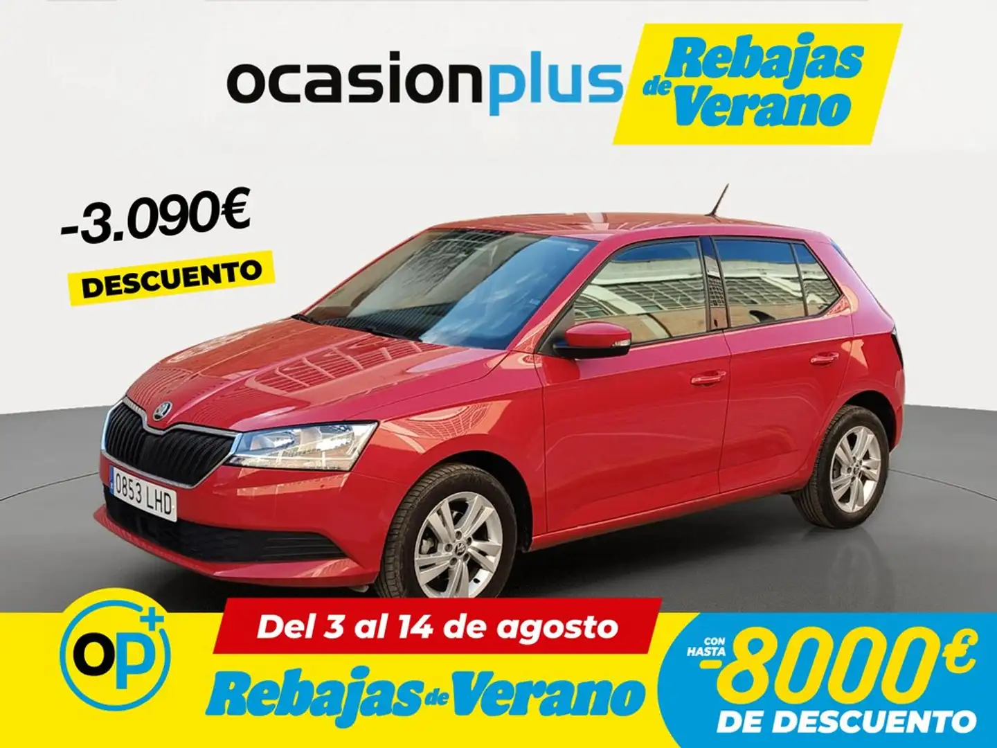 Skoda Fabia 1.0 MPI Ambition 44kW Rojo - 1