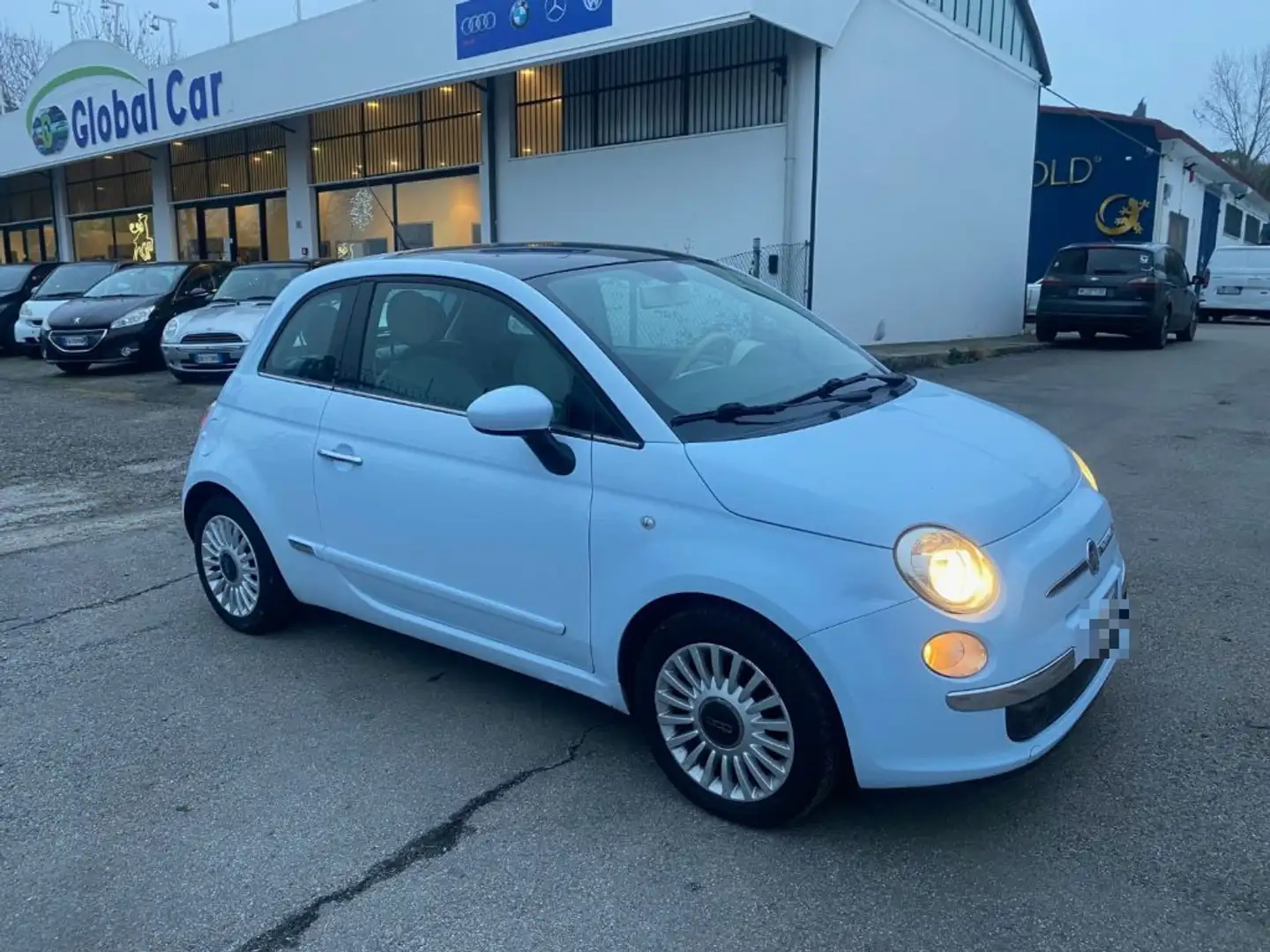 Fiat 500 1.2 Lounge GPL Blau - 1