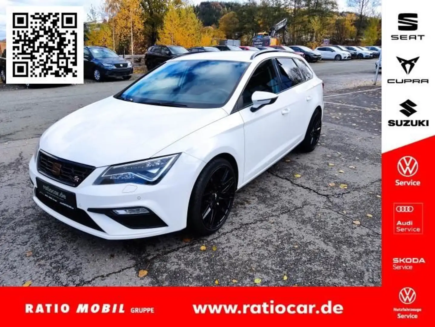 SEAT Leon LEON SPORTSTOURER FR 1.5 TSI NAVI SITZHEIZ. EPH Weiß - 1