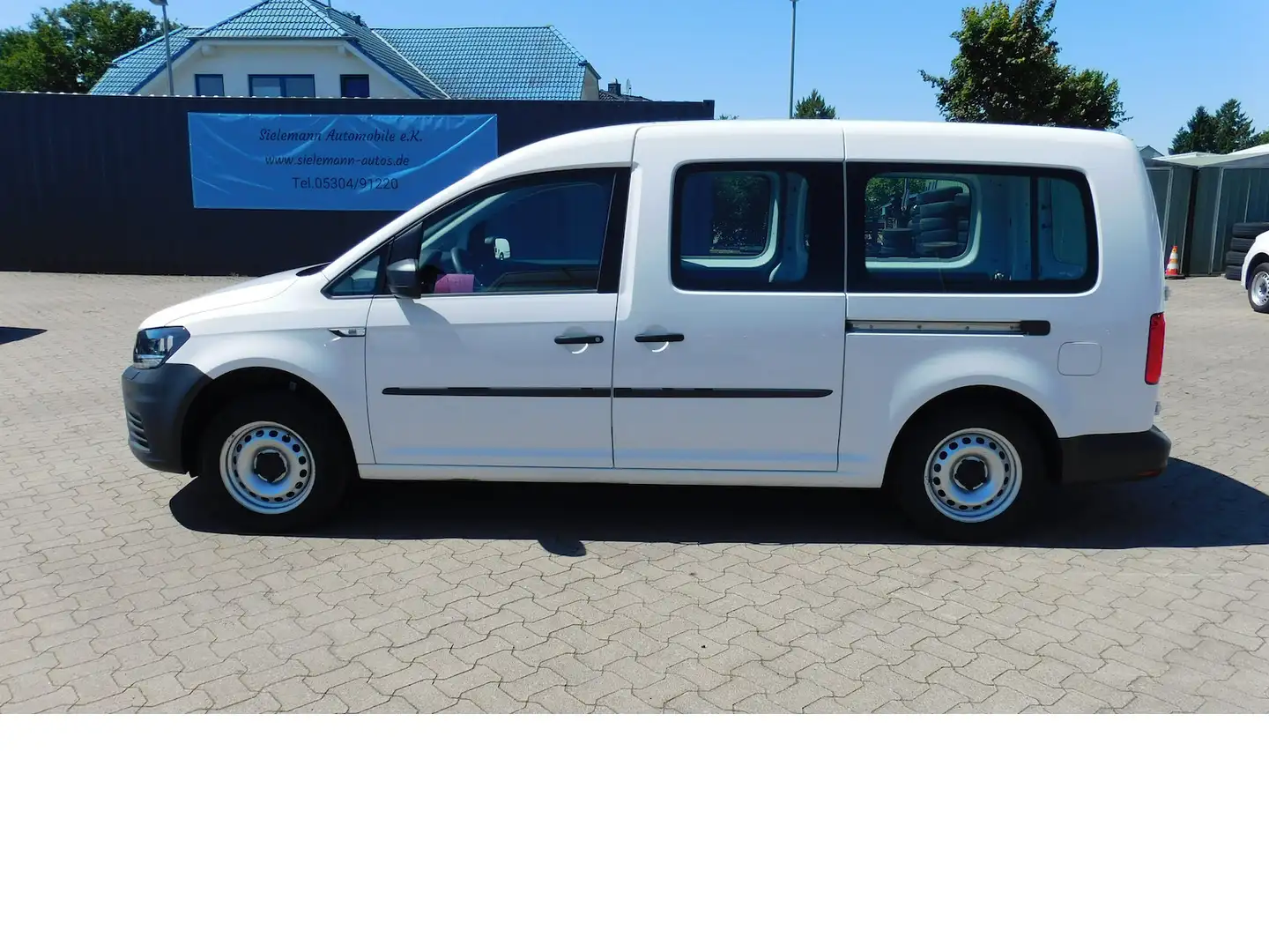 Volkswagen Caddy Maxi Abt-e Elektrik DSG Automatik Navi Blanc - 1