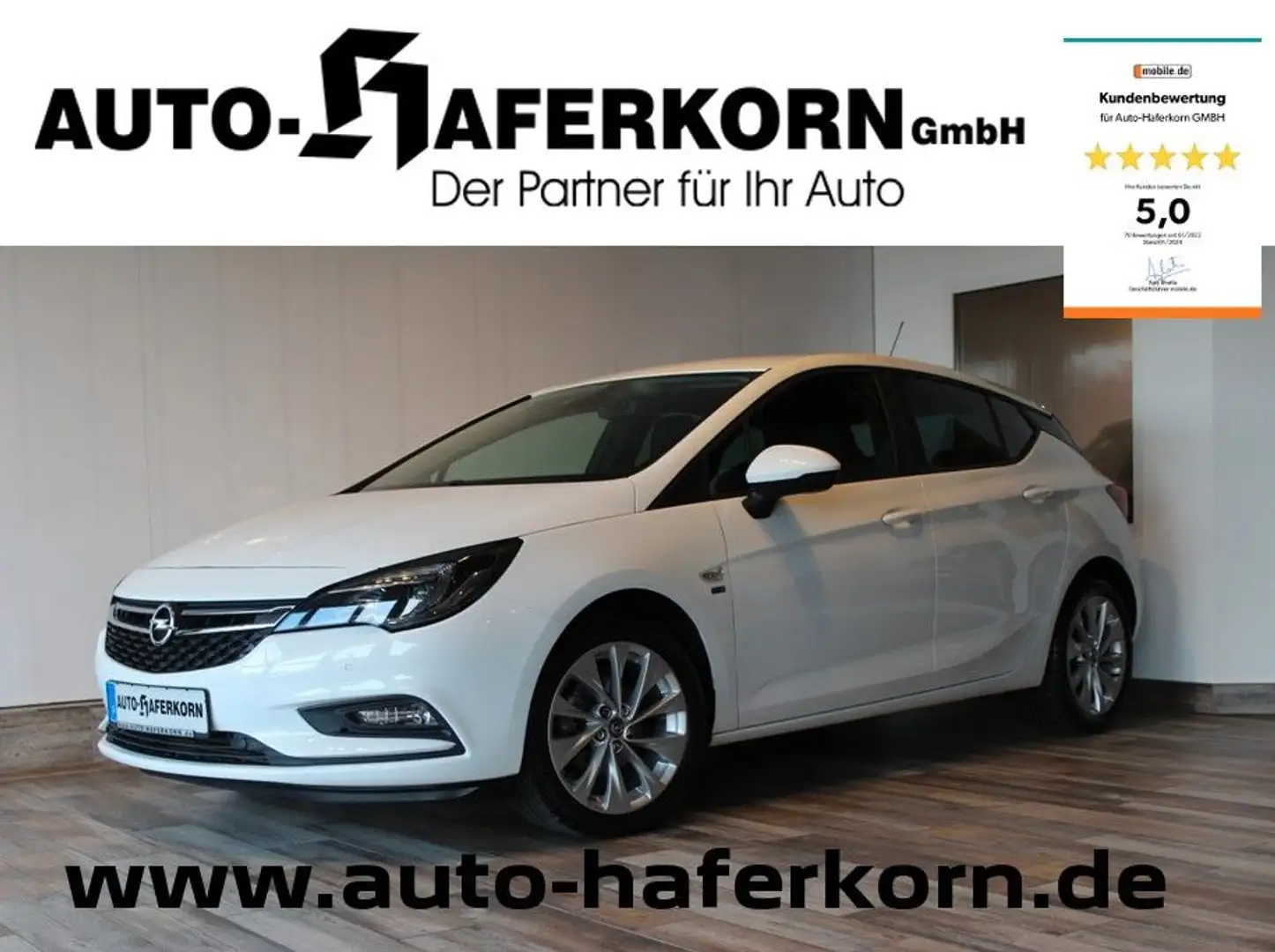 Opel Astra K Lim. 5-trg. 120 Jahre*SZHZG*DAB*KAMERA* Wit - 1
