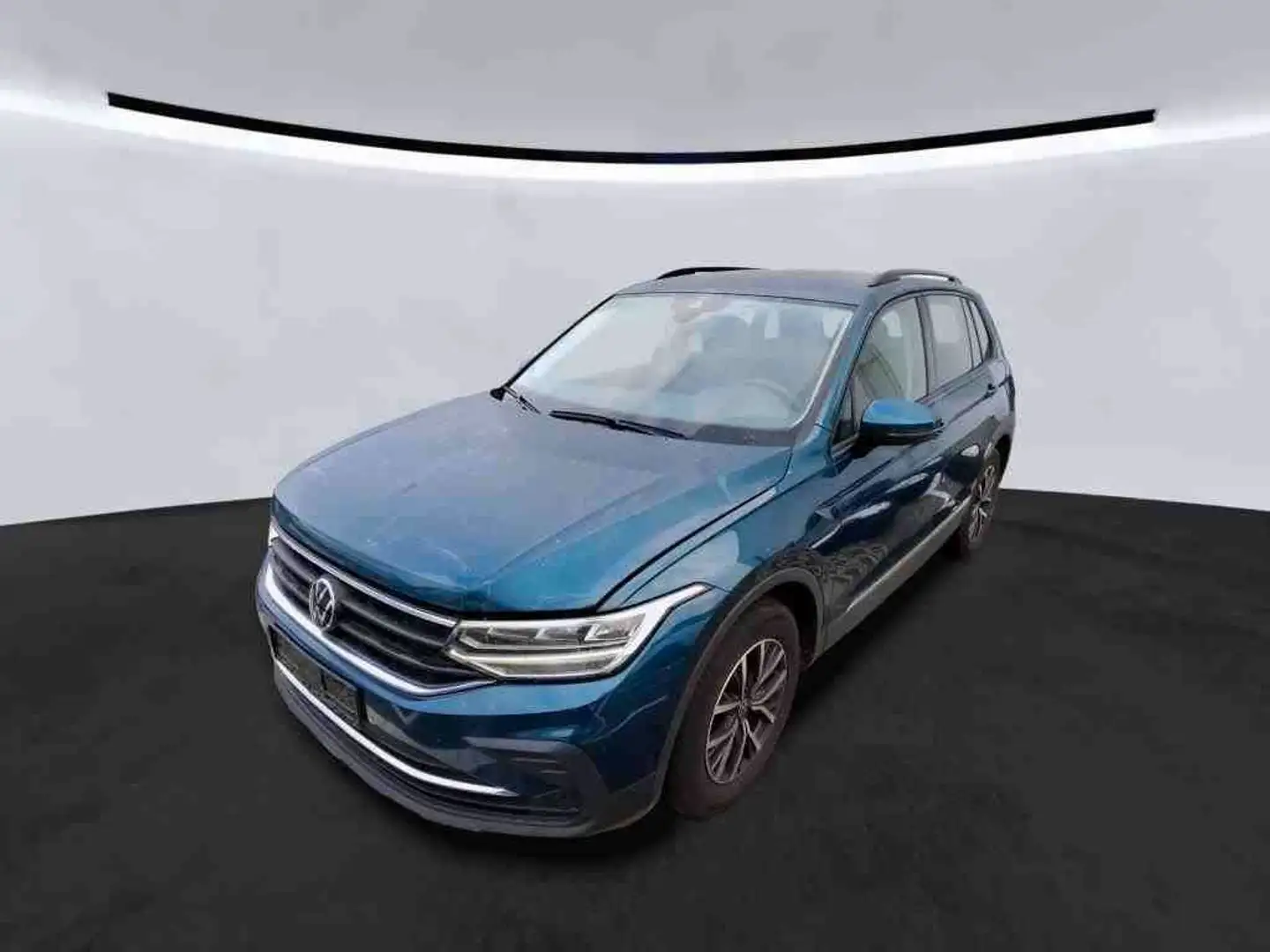 Volkswagen Tiguan Life2.0TDI DSG LED Navi SHZ Leder ACC Blauw - 1