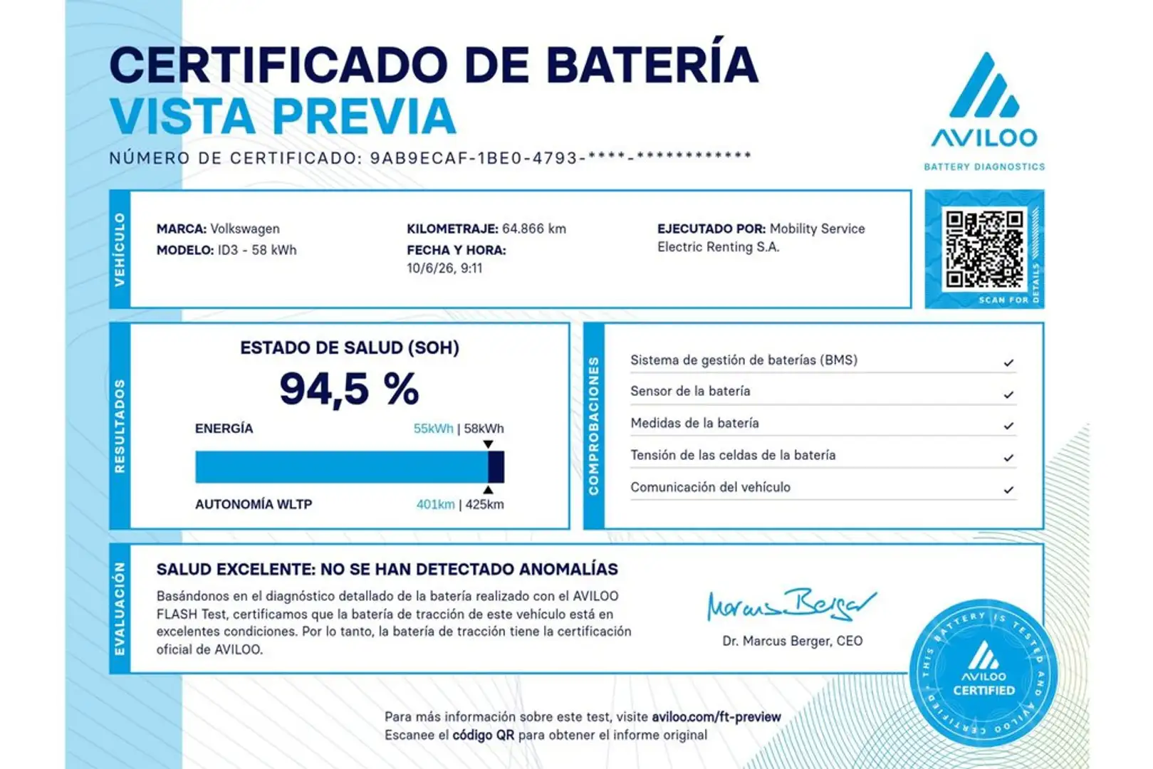 Volkswagen ID.3 1st Plus 150kW (205CV) Automático 1 vel. Blanco - 2
