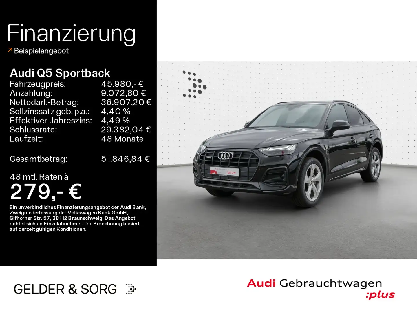 Audi Q5 advanced 45 TFSI quattro Pano*Tour Schwarz - 1