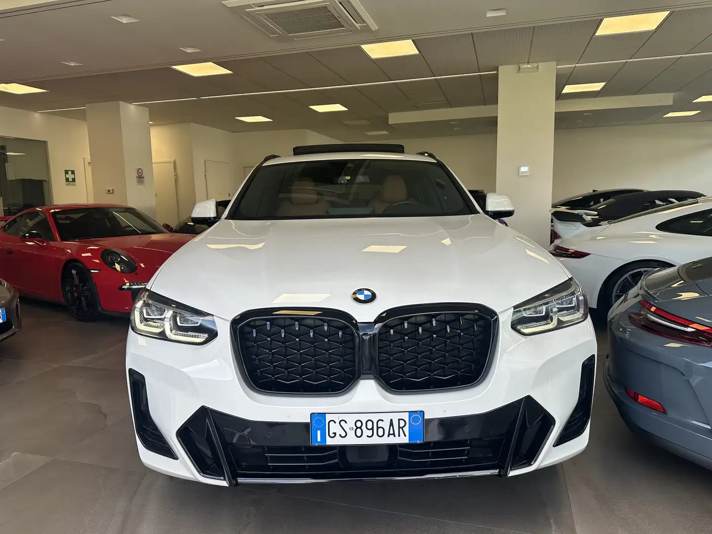 BMW X4 xdrive20d mhev 48V Msport X TETTO RADAR ADATTIVO Blanc - 2