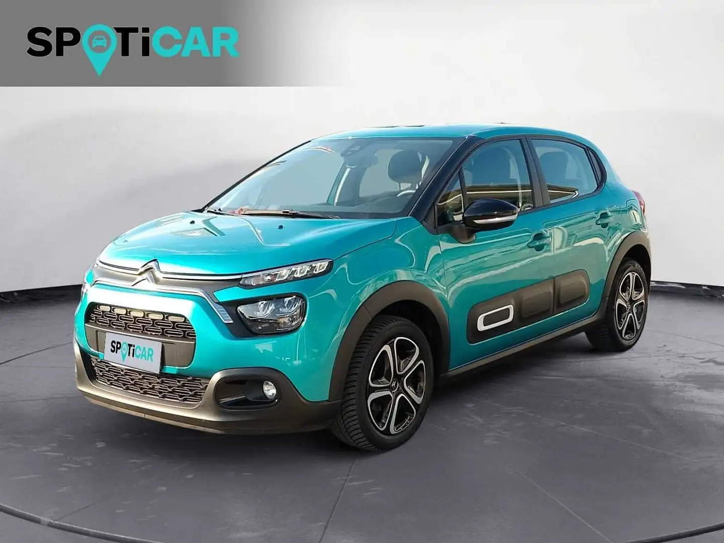 Citroen C3 BlueHDi 100 S&S Shine Blauw - 1