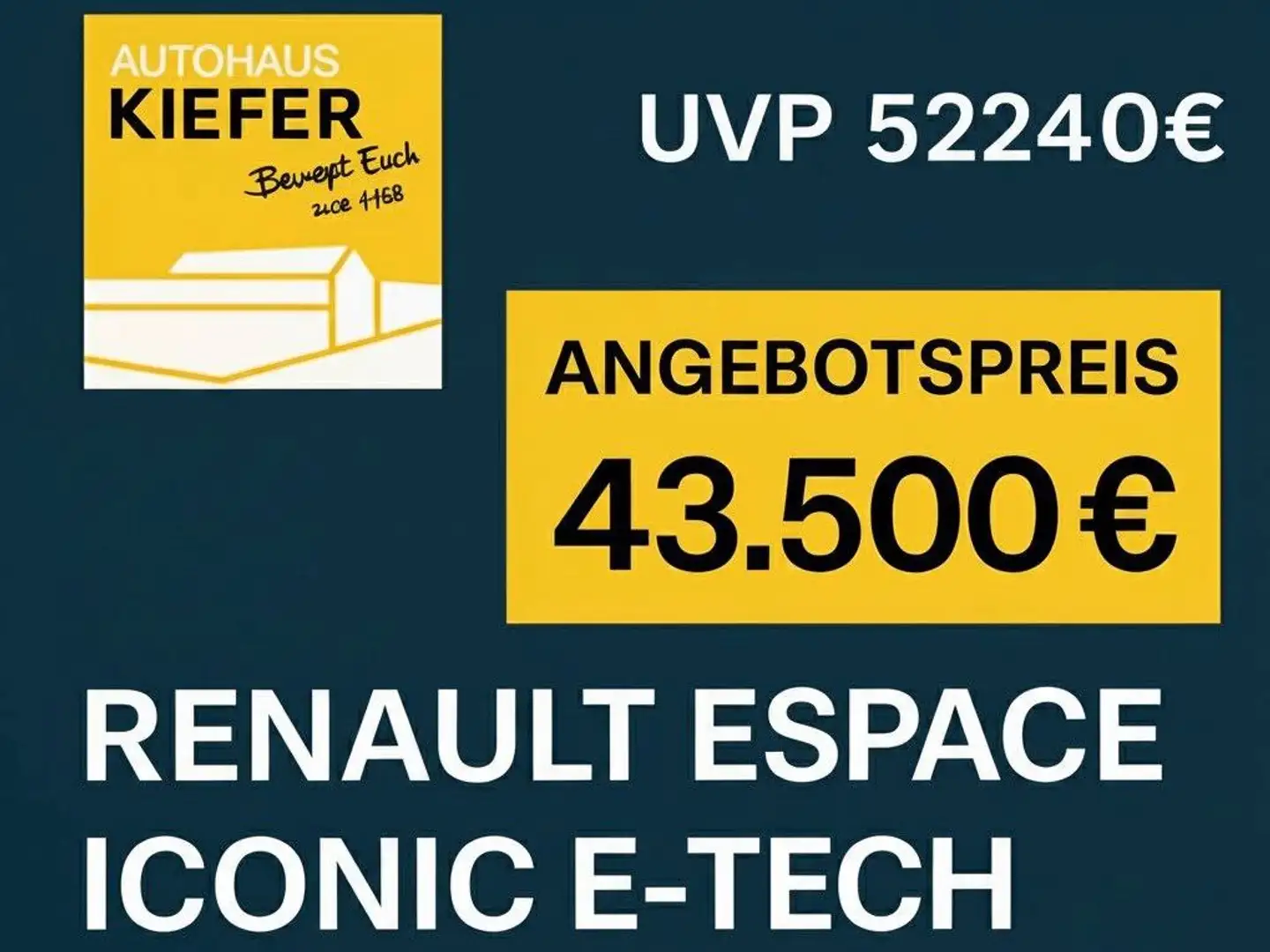 Renault Espace Renault Espace Iconic E-Tech 200 Hybrid Voll Noir - 1