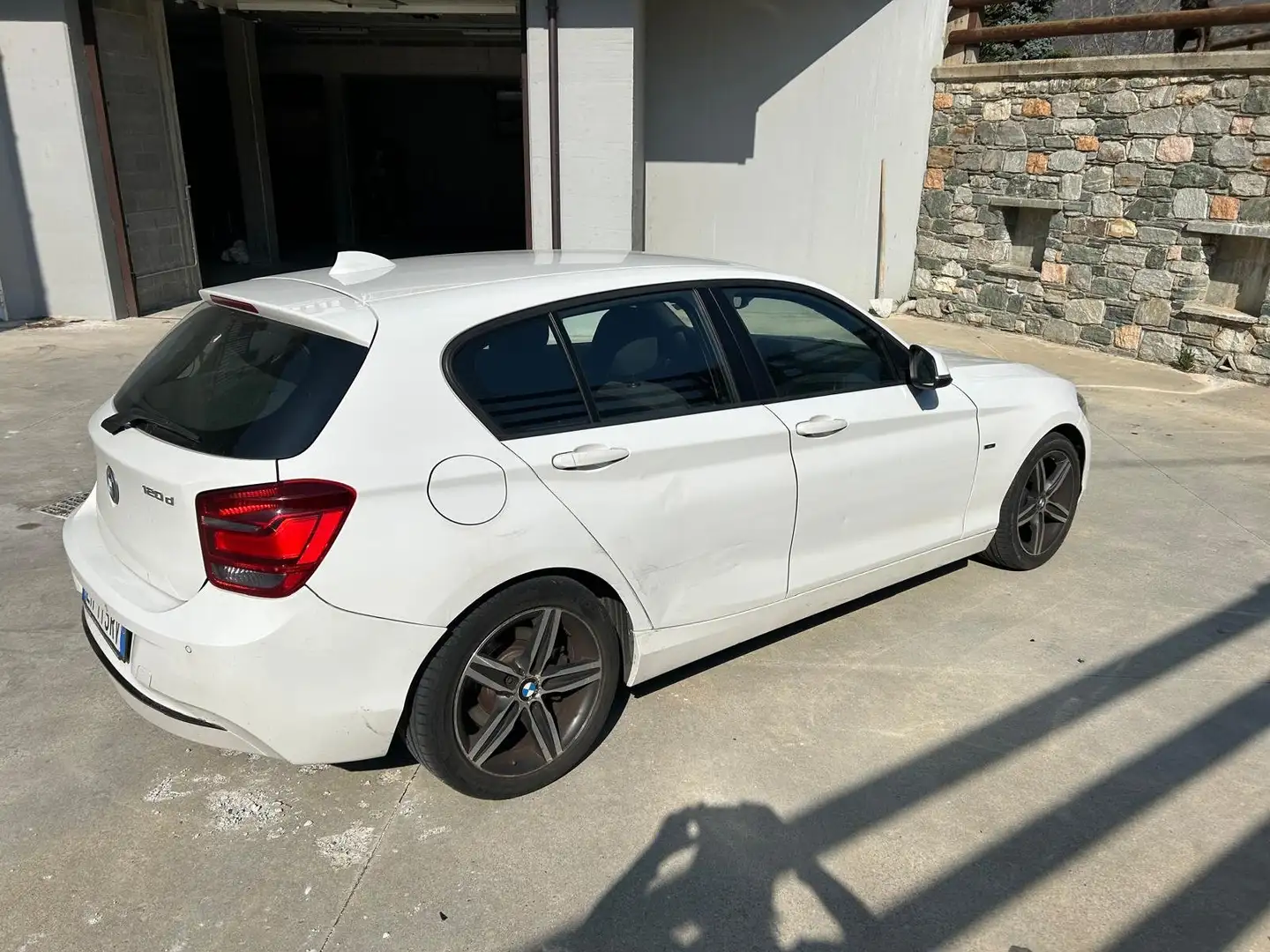 BMW 120 120d 5p Sport Bianco - 2
