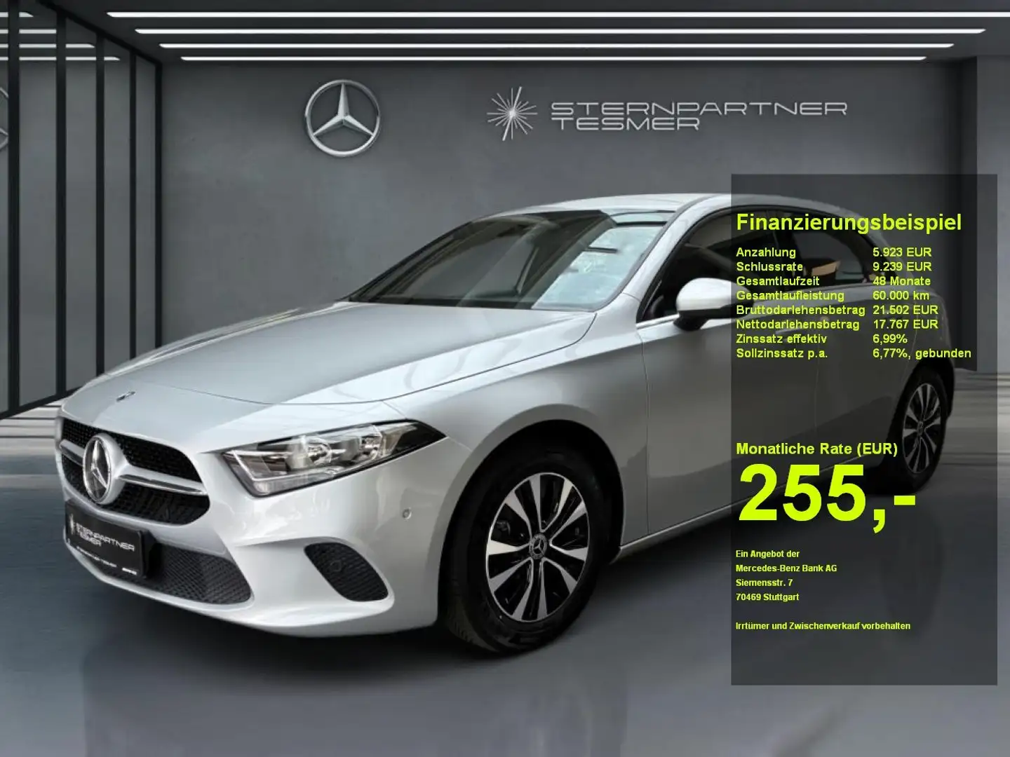 Mercedes-Benz A 200 +MBUX+KAMERA+SHZ+AUT+CarPlay+Klimaaut. Zilver - 1