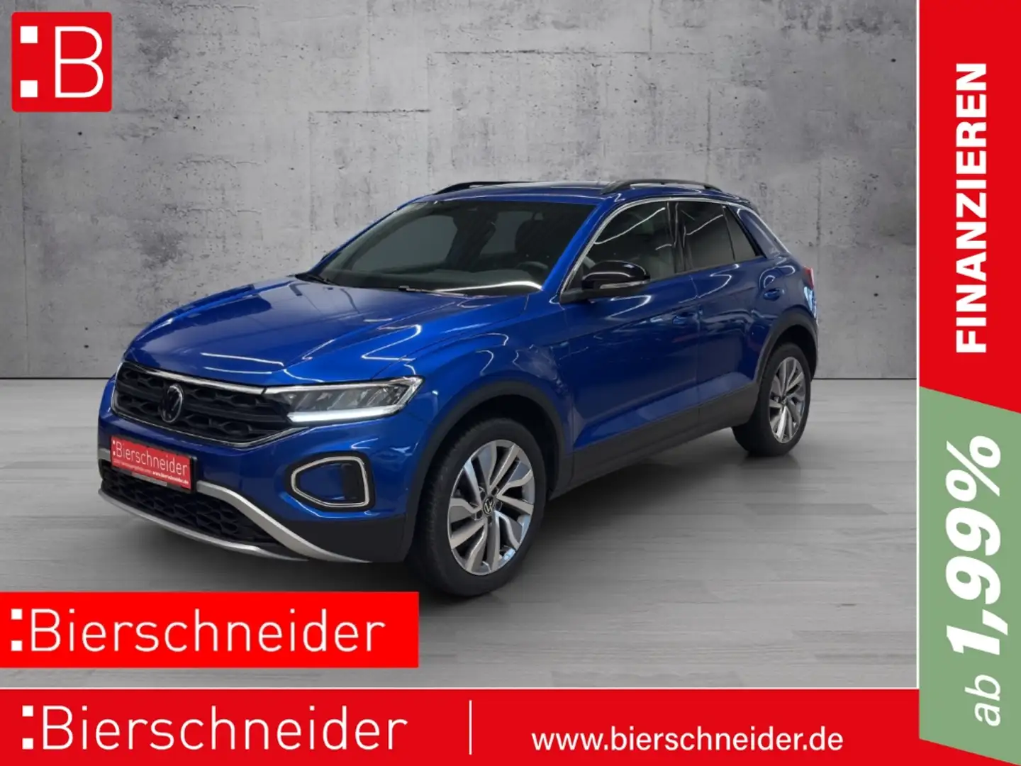 Volkswagen T-Roc 2.0 TDI Goal KAMERA ACC LED NAVI SHZ Blau - 1