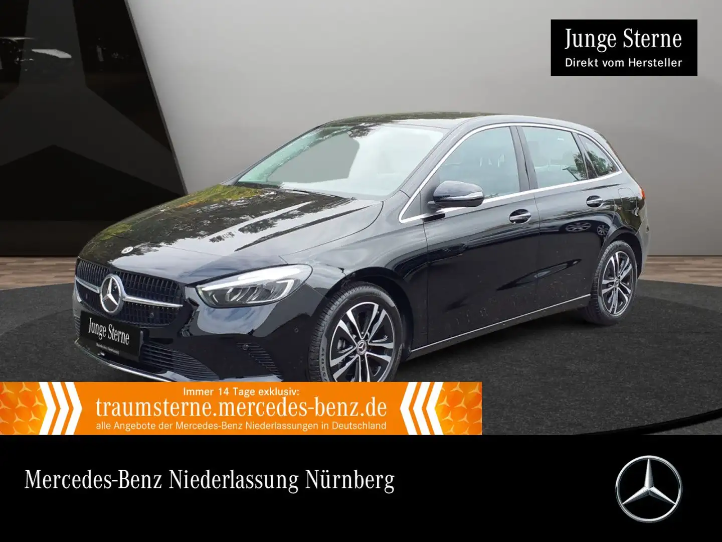 Mercedes-Benz B 200 PROGRESSIVE+LED+KAMERA+7G Zwart - 1