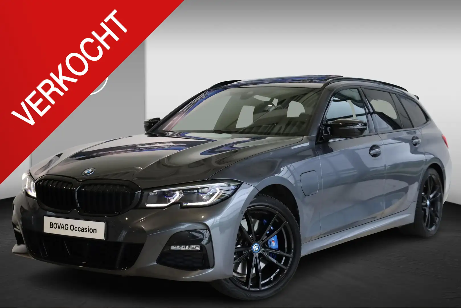 BMW 330 3 Serie Touring 330e xDrive Model M Sport | Adapti Gris - 1